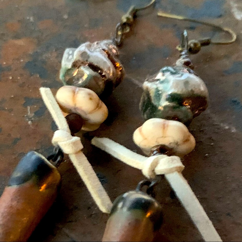 Susan A Ray Raku Earrings
One Healing Stone